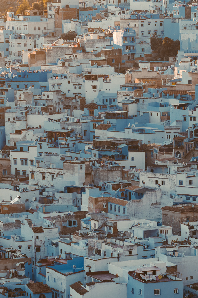 Aerial View of City Buildings